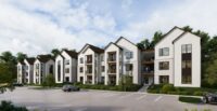 Construction is underway on Venture on the Trail, a 222-unit apartment community along the Prisma Health Swamp Rabbit Trail in Greenville. (Rendering/13th Floor Investments)
