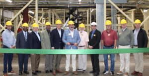 Premium Peanut leaders and officials cut the ribbon in a ceremony to celebrate the company's new shelling facility in Santee. (Photo/Premium Peanut)