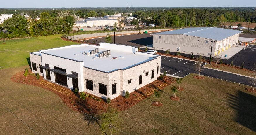 J.C. Wilkie Construction's new Lexington headquarters includes office space, expanded shop facilities and infrastructure designed to support the company's continued growth. (Photo/J.C. Wilkie Construction)