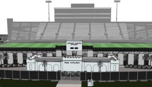 Chip Crane, president and CEO of Hill Construction, has spent more than two decades helping guide the Lowcountry contractor’s growth while maintaining its focus on client relationships and community-based projects. One recent project is the Johnson Hagood Stadium at The Citadel. (Rendering/Hill Construction)