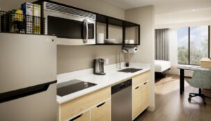 LivSmart Studios by Hilton has opened in Columbia, bringing Hilton’s extended-stay concept and 113 apartment-style suites to the Midlands market. (Photo/Parks Hospitality Group)