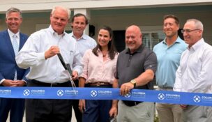 Officials and project partners celebrated the grand opening of Pickens Street Cottages, a new adaptive reuse development on the historic W.B. Smith Whaley House property in downtown Columbia. (Photo/GBX Group)