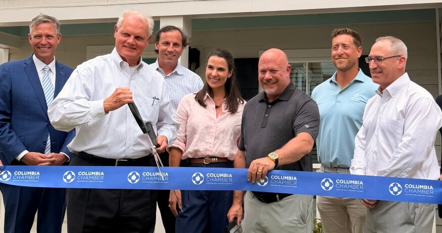 Officials and project partners celebrated the grand opening of Pickens Street Cottages, a new adaptive reuse development on the historic W.B. Smith Whaley House property in downtown Columbia. (Photo/GBX Group)
