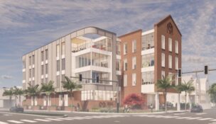 Ronald McDonald House will be a four-story special needs housing facility providing 34 guest rooms and extensive amenities. (Rendering/LS3P)