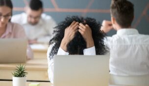 Workplace experts say employees are most engaged when managers provide the right balance of support and challenge to encourage growth. (Photo/DepositPhotos)