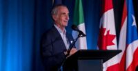 Company officials, including Chairman Sergio Iasi, celebrated the opening of Maccaferri’s new North American manufacturing facility in Fort Lawn. (Photo/Maccaferri)