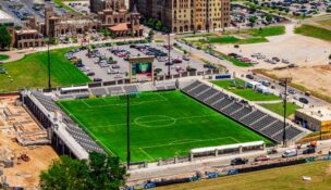 GE Vernova Park will welcome fans for a free USA vs Türkiye watch party, offering a first look at the new professional soccer stadium in Mauldin. (Photo/GhostBrands)