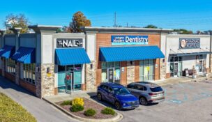Hanley Investment Group Real Estate Advisors brokered the $3.67 million sale of a fully leased retail center in Lexington anchored by Lexington Modern Dentistry. (Photo/Hanley Investment Group)