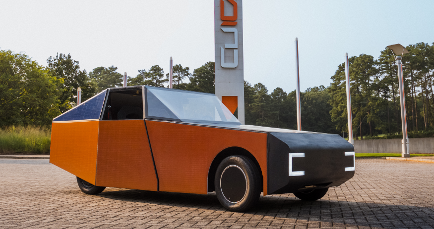 Clemson University graduate students developed Deep Orange 17, a solar-integrated electric vehicle prototype created in collaboration with BMW. (Photo/Clemson University)