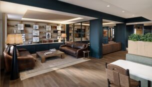 Developers say the modern apartment interiors at Hutchinson Apartments were designed to have contemporary finishes and an open, comfortable living space. (Rendering/Middleburg Communities)