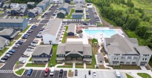 Narrative at Columbia, an 826-bed cottage-style student housing community developed by Landmark Properties and Peninsula Investments, welcomed its first residents on Aug. 1. (Photo/Landmark Properties)