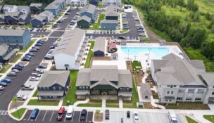 Narrative at Columbia, an 826-bed cottage-style student housing community developed by Landmark Properties and Peninsula Investments, welcomed its first residents on Aug. 1. (Photo/Landmark Properties)