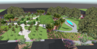Construction continues across South Carolina on commercial projects ranging from industrial and mixed-use developments to government facilities and retirement community improvements. Projects include Palm Court Renewal pictured above. (Rendering/Louise Goodwin)