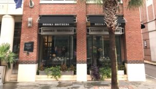 Recent commercial real estate transactions across South Carolina include property sales and leases involving industrial, office and retail space, including Brooks Brothers on King Street in Charleston. (Photo/Beach Commercial)