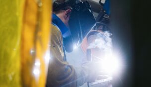 The Duke Energy Foundation is providing welding kits for students training at Greenville Technical College's new Center for Welding and Automation Excellence, which opens this fall. (Photo/Greenville Technical College)